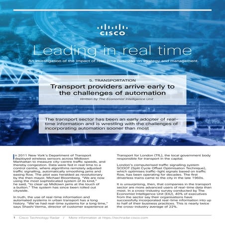 Arriving Early To The Challenges of Automation