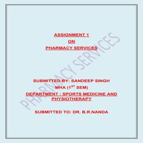 Layout for medicine store