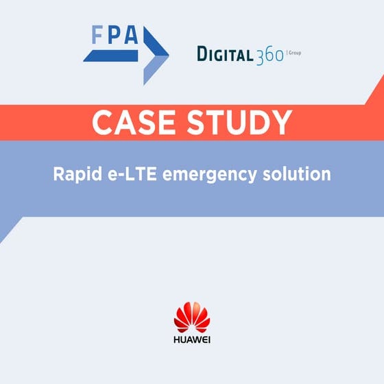 Case Study - Rapid e-LTE emergency solution