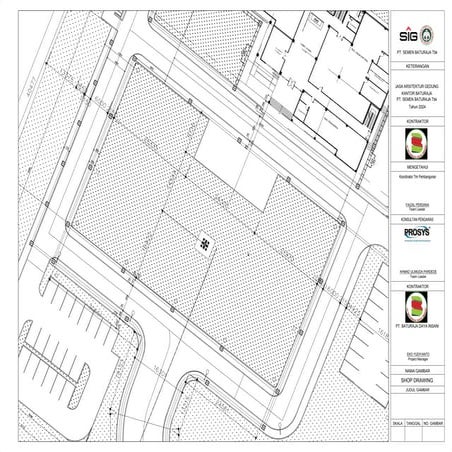 lay out jalan pembangunan gedung PT. BRDI | PDF