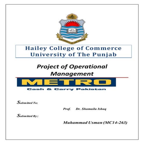 Layout project ( operational managment )