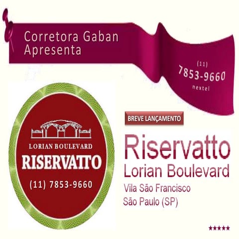 APARTAMENTO RISERVATTO CORRETORA GABAN 11.7853-9660 - 55*48*22