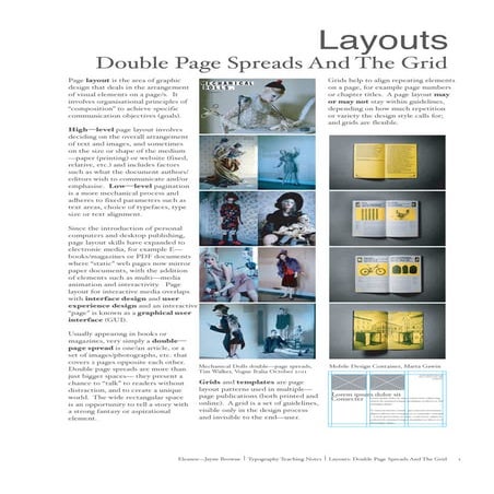 Guide To (Editorial) Layouts And Double—Page Spreads