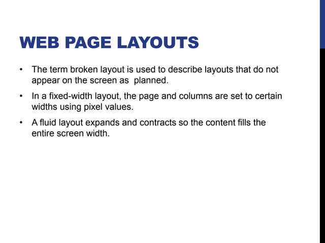 Layouts 