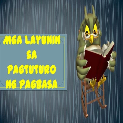 Layunin ng pagbasa