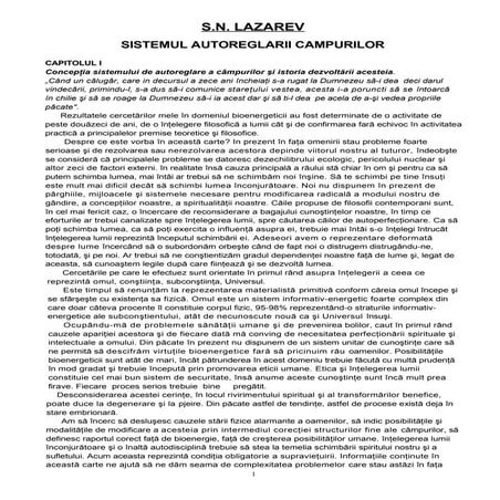 S.N. LAZAREV  SISTEMUL AUTOREGLARII CAMPURILOR