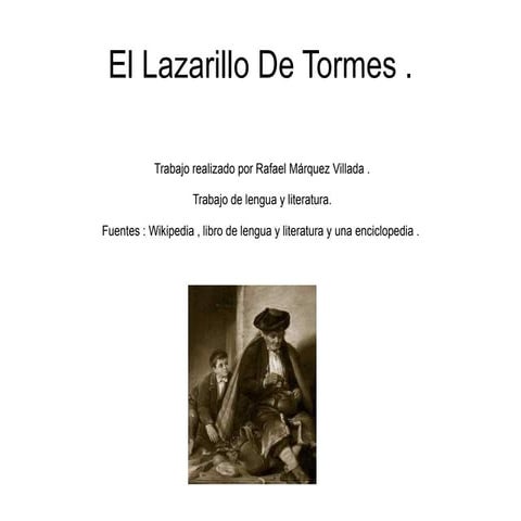 Lazarillo de Tormes