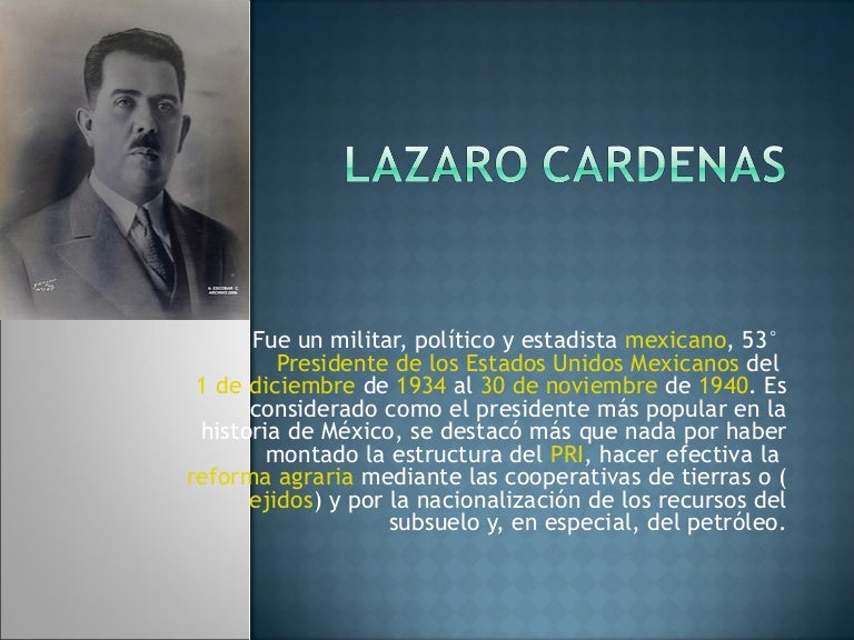 Lazaro Cardenas