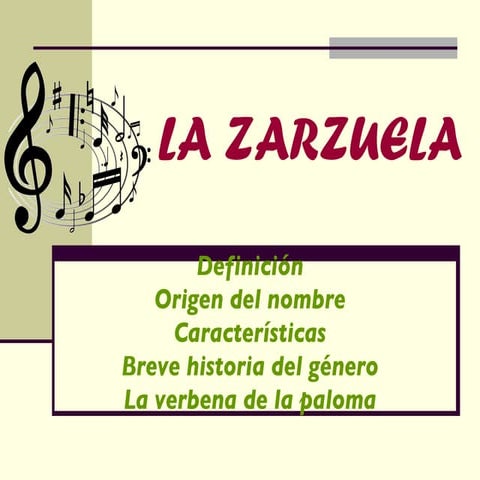 La zarzuela