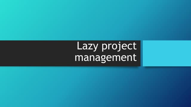 "GitHub com for lazy in cloud project management" by Sergejs Matancevs from S...