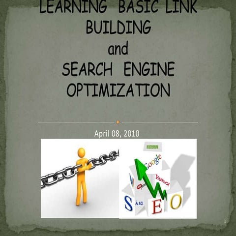 Basic Training for Link Building and Search engine Optimization