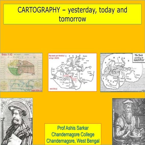 CARTOGRAPHY – yesterday, today and tomorrow