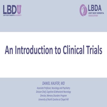 LBDA: Ask the Expert - Daniel Kaufer Live Webinar June 2016