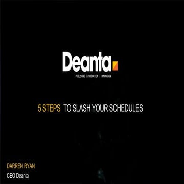 5 Steps to Slash Your Schedules