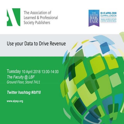 Using your Data to Drive Revenue – Laura Cox at London Book Fair 2018 