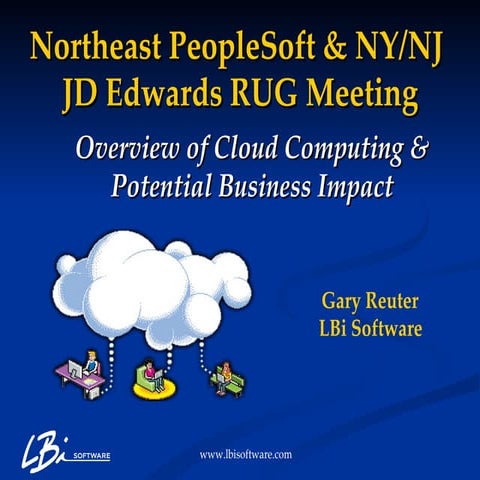 Overview of Cloud Computing and the Potential Business Impact