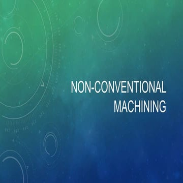 Laser Beam Manufacturing- Non Conventional machining 