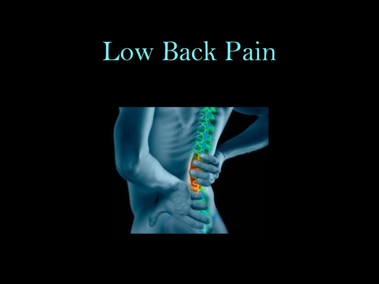Low Back Pain Diagnosis To Treatment 