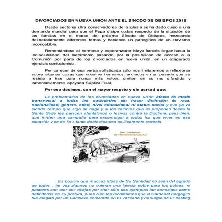 Lb sinodo de obispos 2015