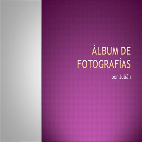 Álbum De Fotografías