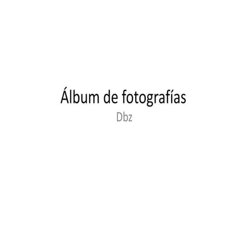 áLbum de fotografías