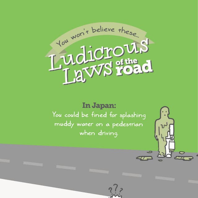 LICENCECHECK Ludicrous Laws Of The Road 