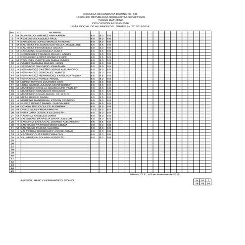 LC 1ro E hasta el 3er bimestre 2015 16