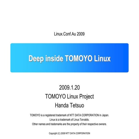 Deep inside TOMOYO Linux