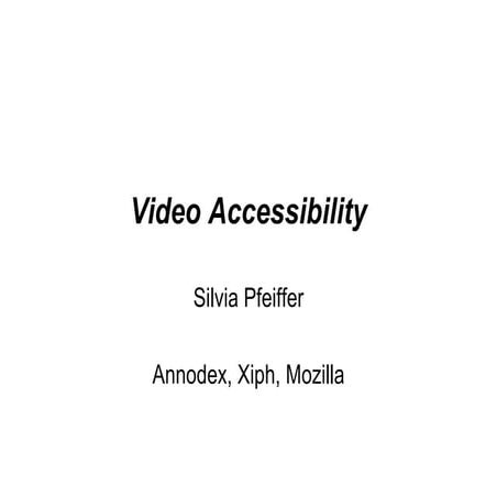 Lca2009 Video A11y