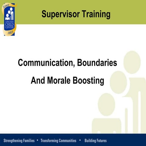Lcc  supervisor training morale time email
