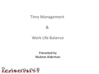 Work Life Balance Activities