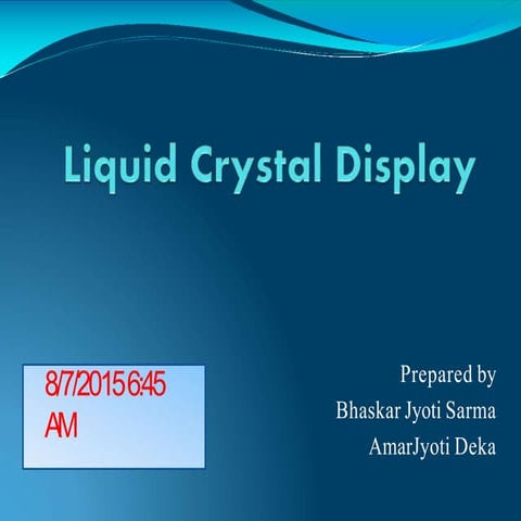 lcd presentation 