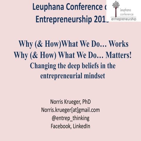 Leuphana Conference on Entrepreneurship 2015