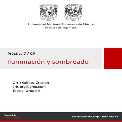  Laboratorio Computación Gráfica - Práctica 07
