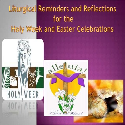 Holy Week and Easter Catechesis