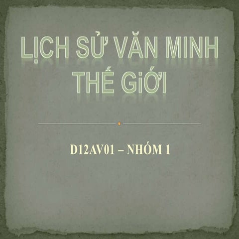 Lịch sử văn minh thế giới