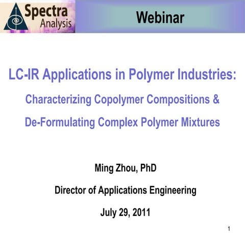 LC-IR Applications In Polymer Related Industries | PDF