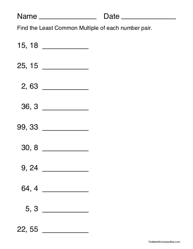 Least Common Multiple