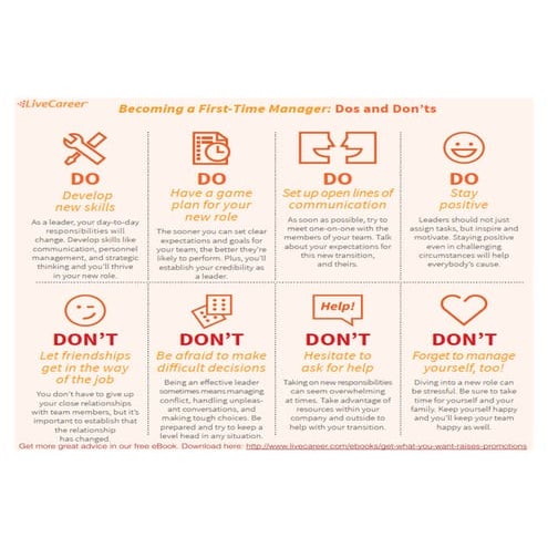 First Time Manager Dos and Don'ts