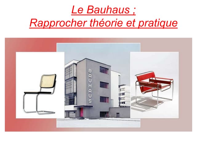 Lécole du Bauhaus.ppt