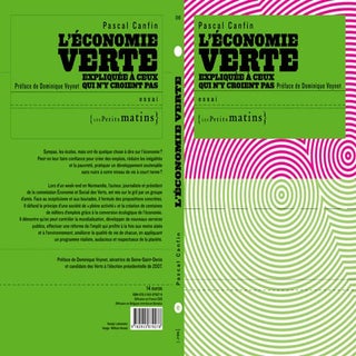 L'économie verte expliquée à ceux q...