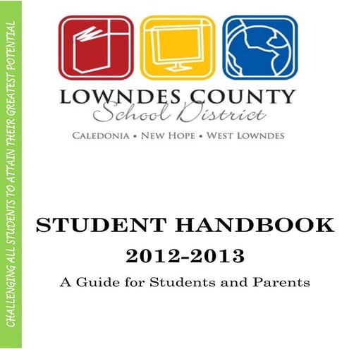 LCSD student handbook 2012 2013