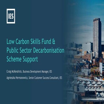 Utilising Energy Modelling for LCSF and PSDS Funding Applications