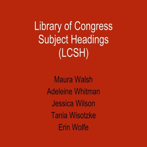 Lcsh