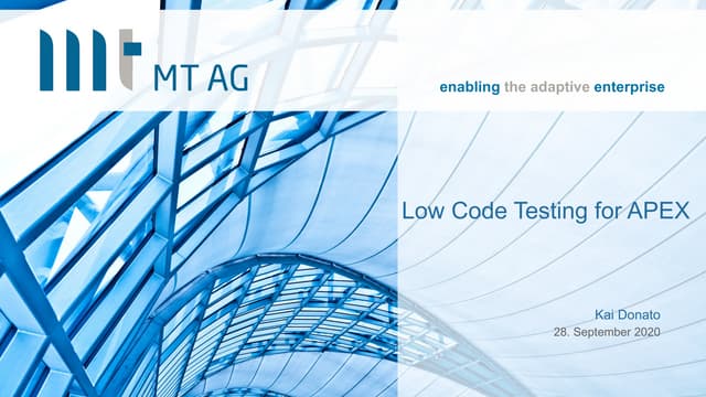 Low-Code Testing Tool