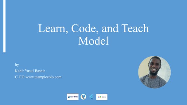Learn, Code, and Teach Model