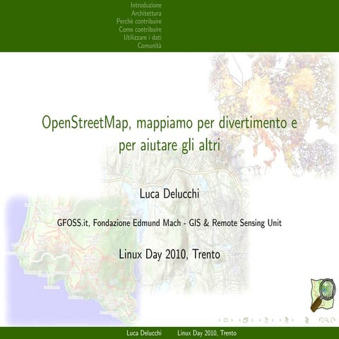 Introduzione a OpenStreetMap | PDF