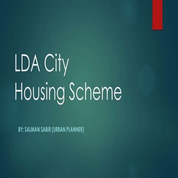 LDA City presentation by salman Sabir for TLP