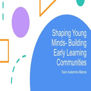 LDA Class of 2024 Team Avalanche Alliance presentation