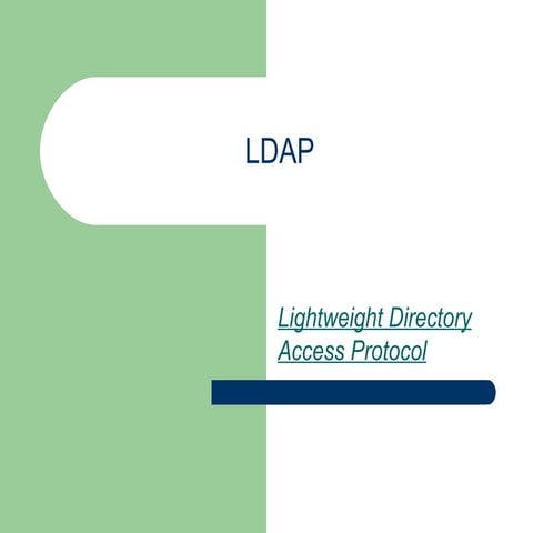 LDAP Presentation | PPT